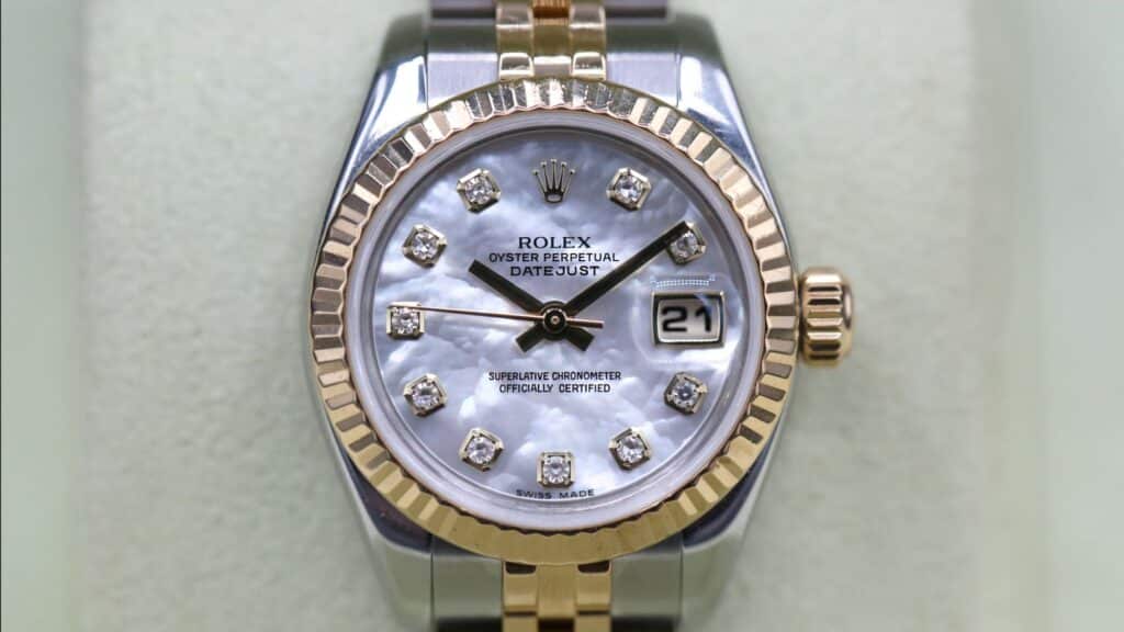 Rolex DateJust – Mother of Pearl Diamond Wedding Watch