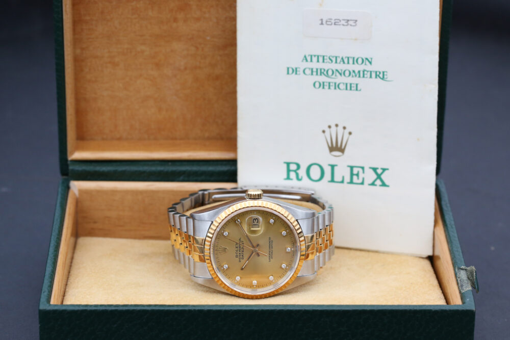 Rolex Datejust Champagne 16233 36mm 1993 - Image 4