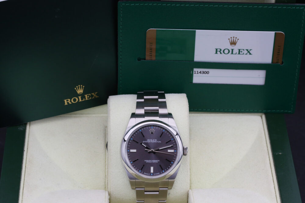 Rolex 114300 Rhodium OYSTER PERPETUAL 39mm 2018 - Image 5