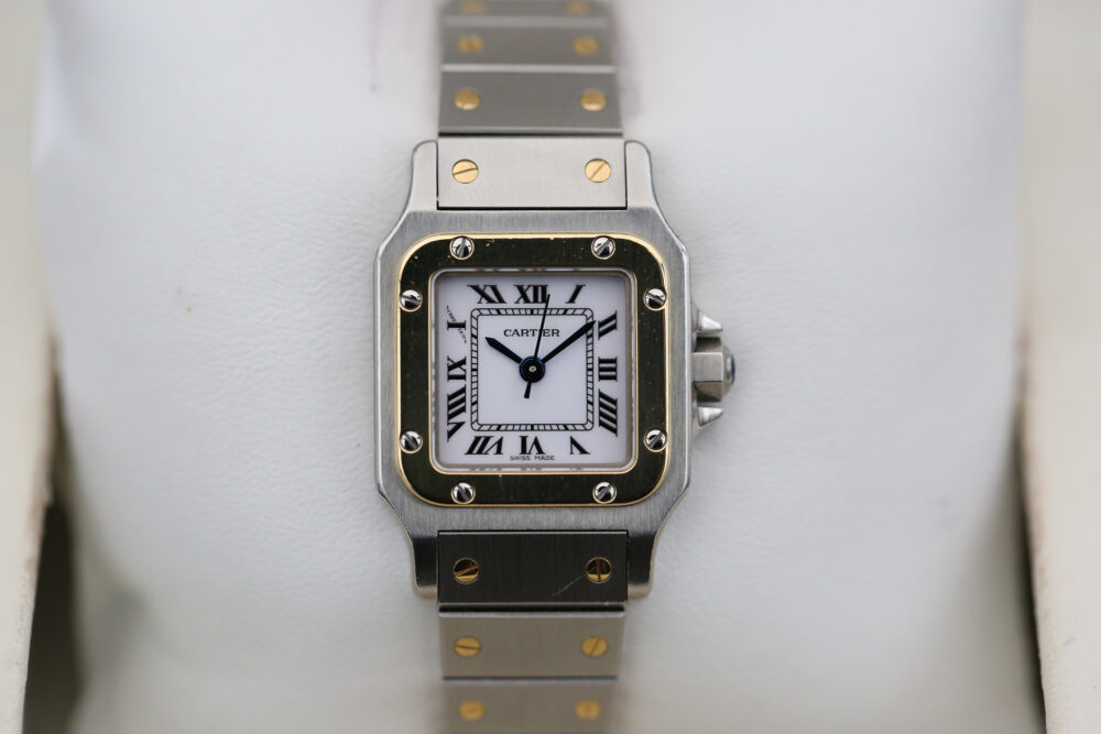 Cartier Santos Carree White 1170902 24mm 1995
