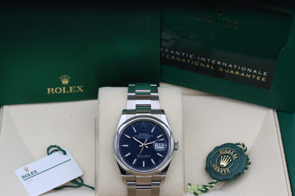 Rolex 126200 Blue DATEJUST 36mm 2021 - Image 5