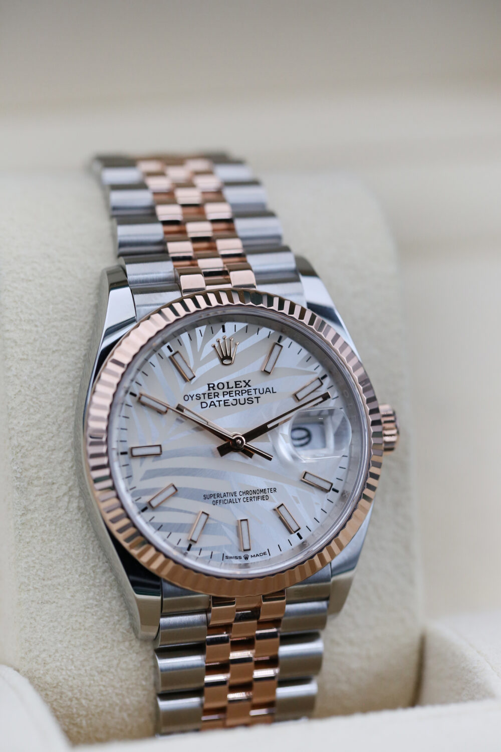 Rolex 126231 Palm Dial DATEJUST 36mm 2023 - Image 2