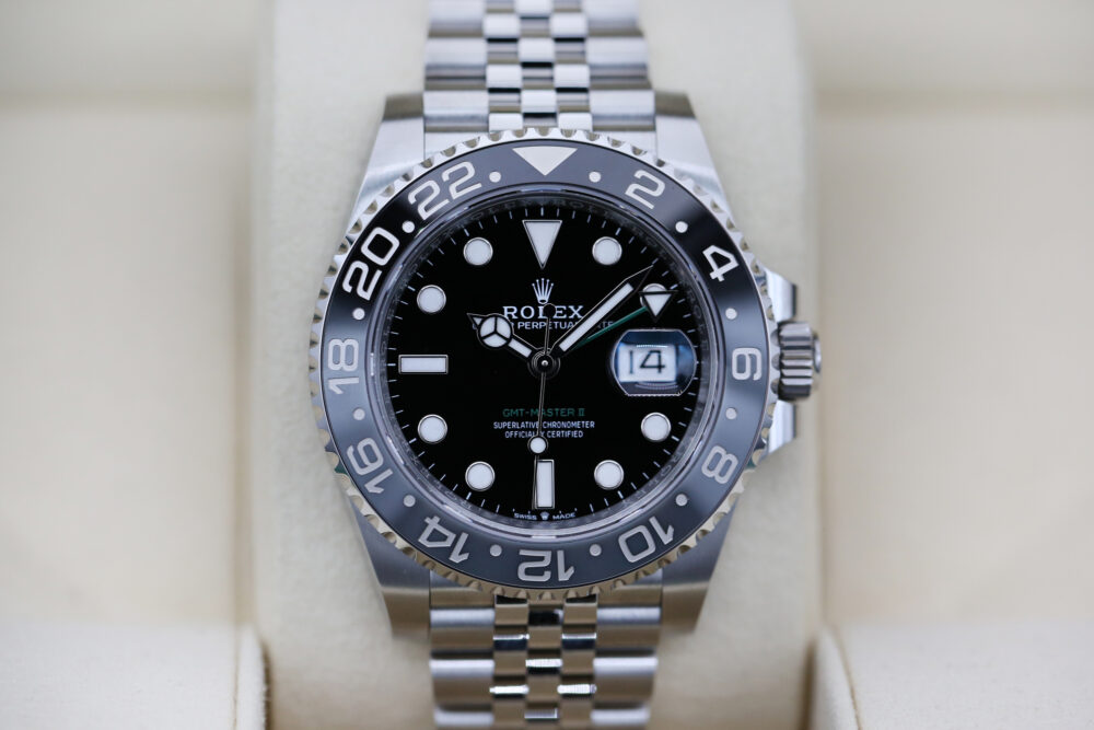 Rolex 126710GRNR Black GMT MASTER II 40mm 2025 Bruce Wayne