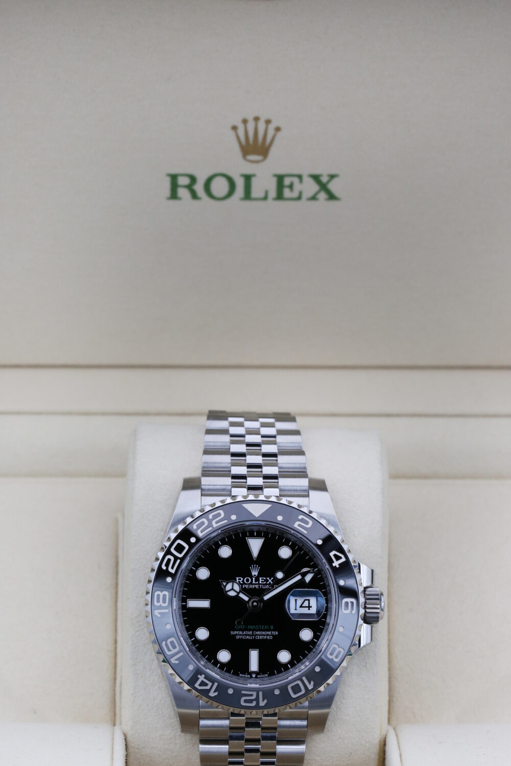 Rolex 126710GRNR Black GMT MASTER II 40mm 2025 Bruce Wayne - Image 4