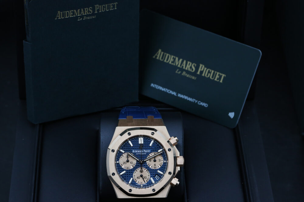 Audemars Piguet 26239OR Blue ROYAL OAK CHRONOGRAPH 41mm 2021 - Image 5