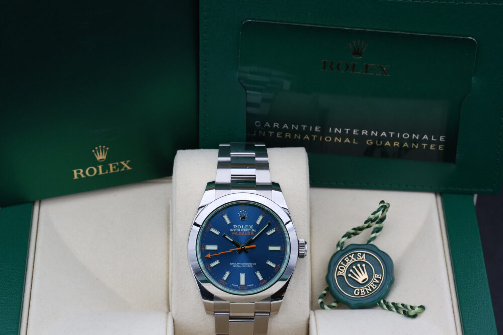 Rolex 116400GV Blue MILGAUSS 40mm 2022 - Image 5