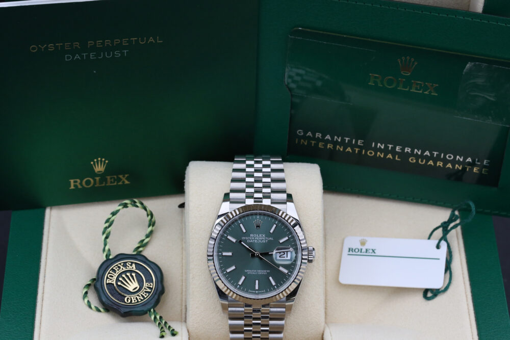 Rolex 126234 Mint Green DATEJUST 36mm 2024 - Image 5