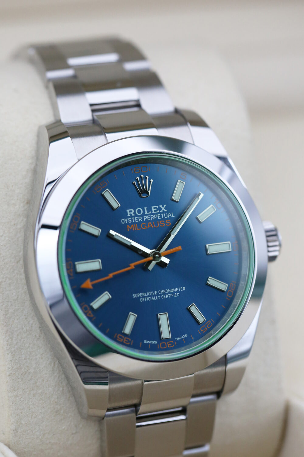 Rolex 116400GV Blue MILGAUSS 40mm 2022 - Image 2
