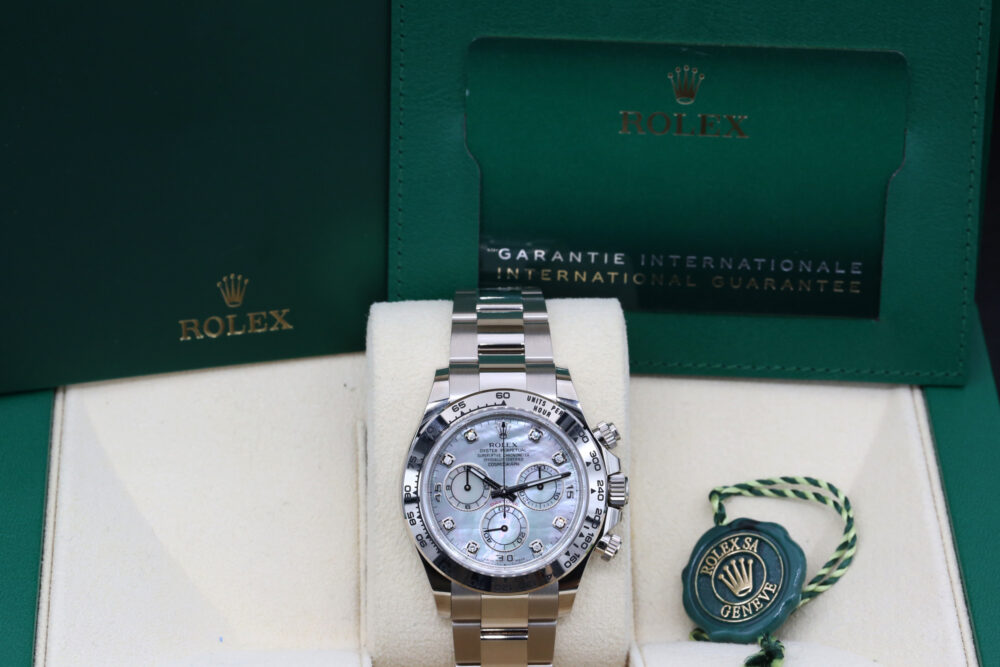 Rolex 116509 Mother Of Pearl Diamond Dial DAYTONA 40mm 2021 - Image 5