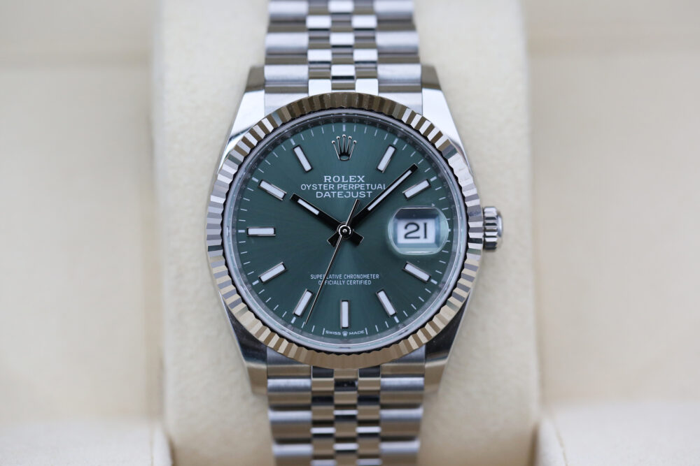 Rolex 126234 Mint Green DATEJUST 36mm 2024
