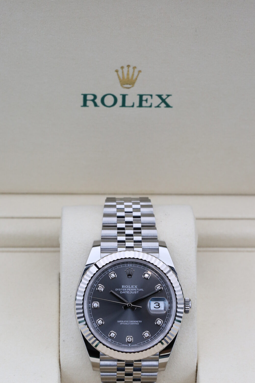 Rolex 126334 Slate Diamond DATEJUST 41mm 2025 - Image 4