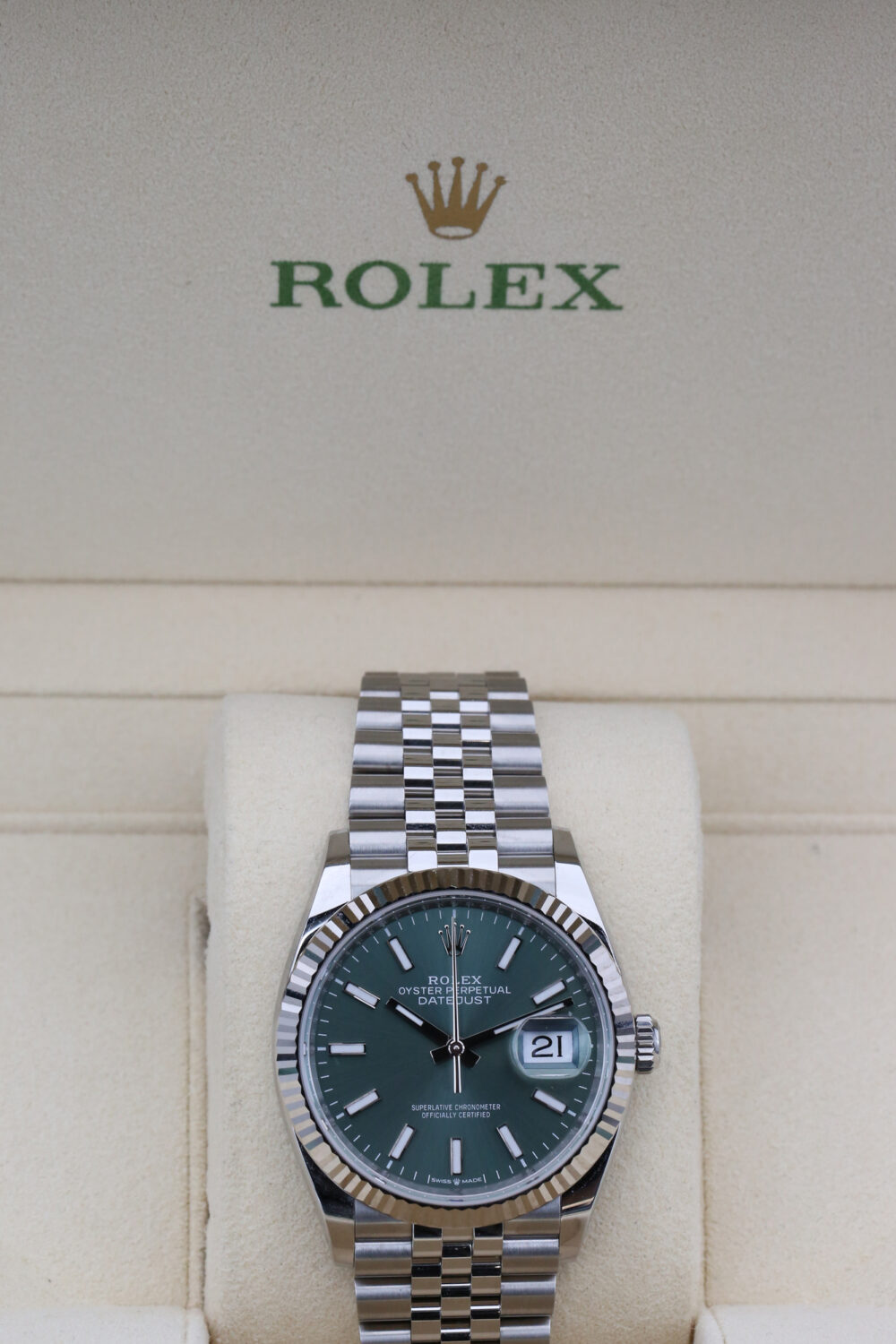 Rolex 126234 Mint Green DATEJUST 36mm 2024 - Image 4