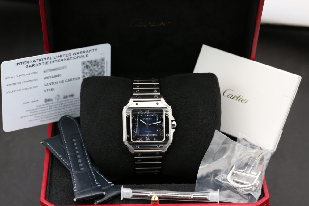 Cartier WSSA0063 Blue SANTOS  2024 - Image 5